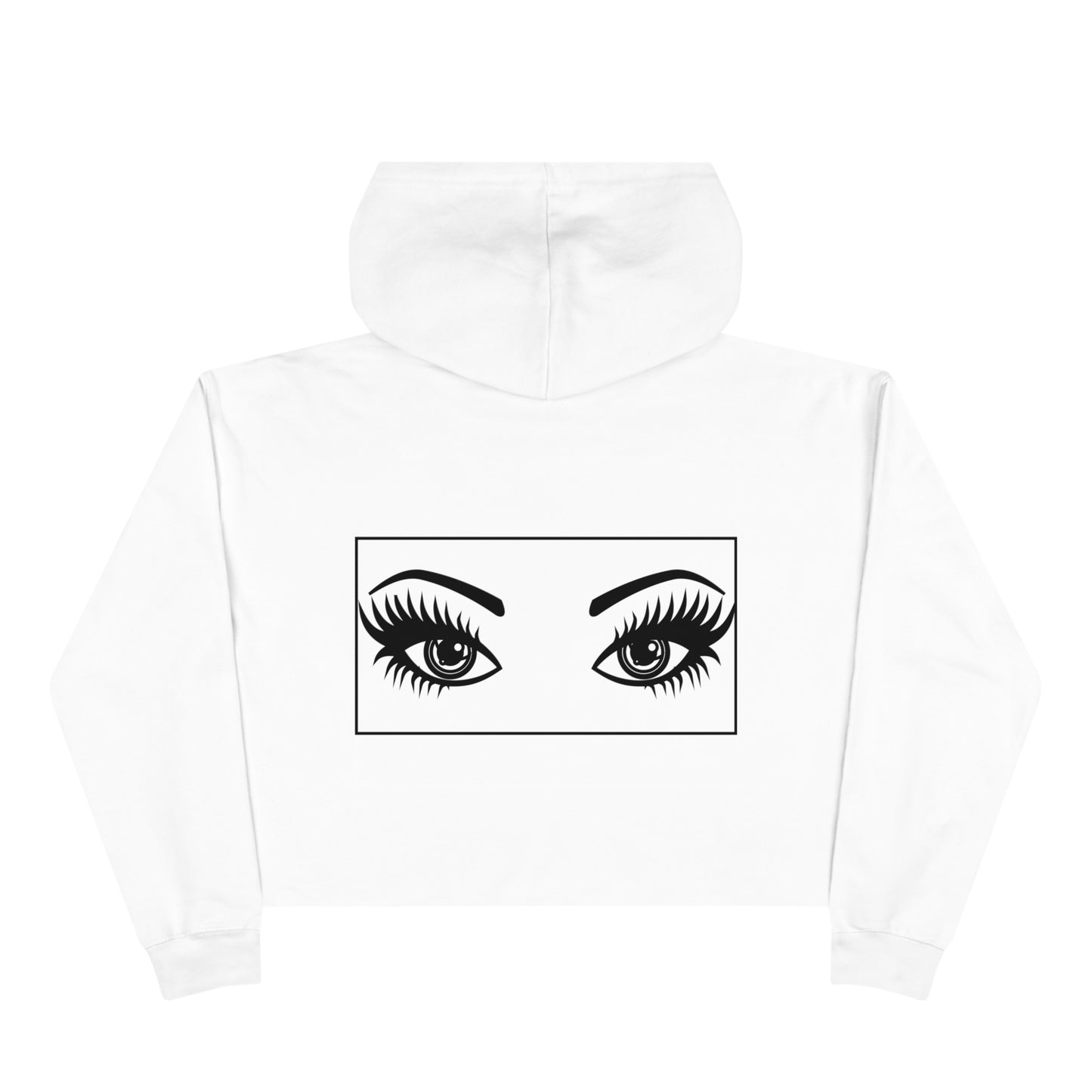 "Sneaker Contact Before Eye Contact" Crop Hoodie