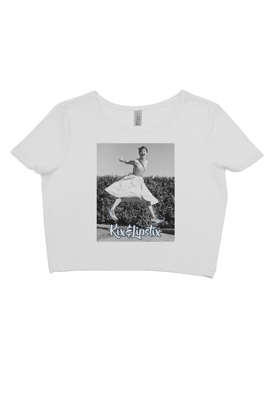 Audrey III Crop Tee - White 